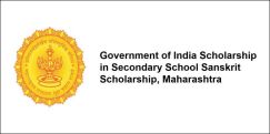Government of India Scholarship in Secondary School  Sanskrit Scholarship, Maharashtra 2017-18, Class 11
