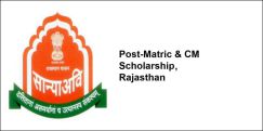 Post-Matric & CM Scholarship 2017-18, Rajasthan, Class 11