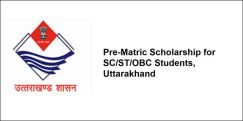 Pre-Matric Scholarship for SC/ST/OBC Students, Uttarakhand 2018-19, Class 12